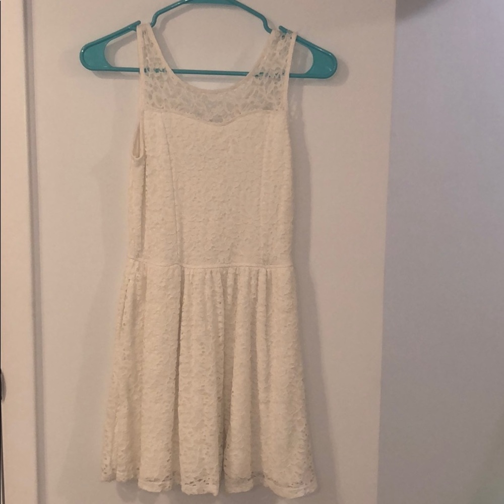 Cream lace dress from Abercrombie Kids